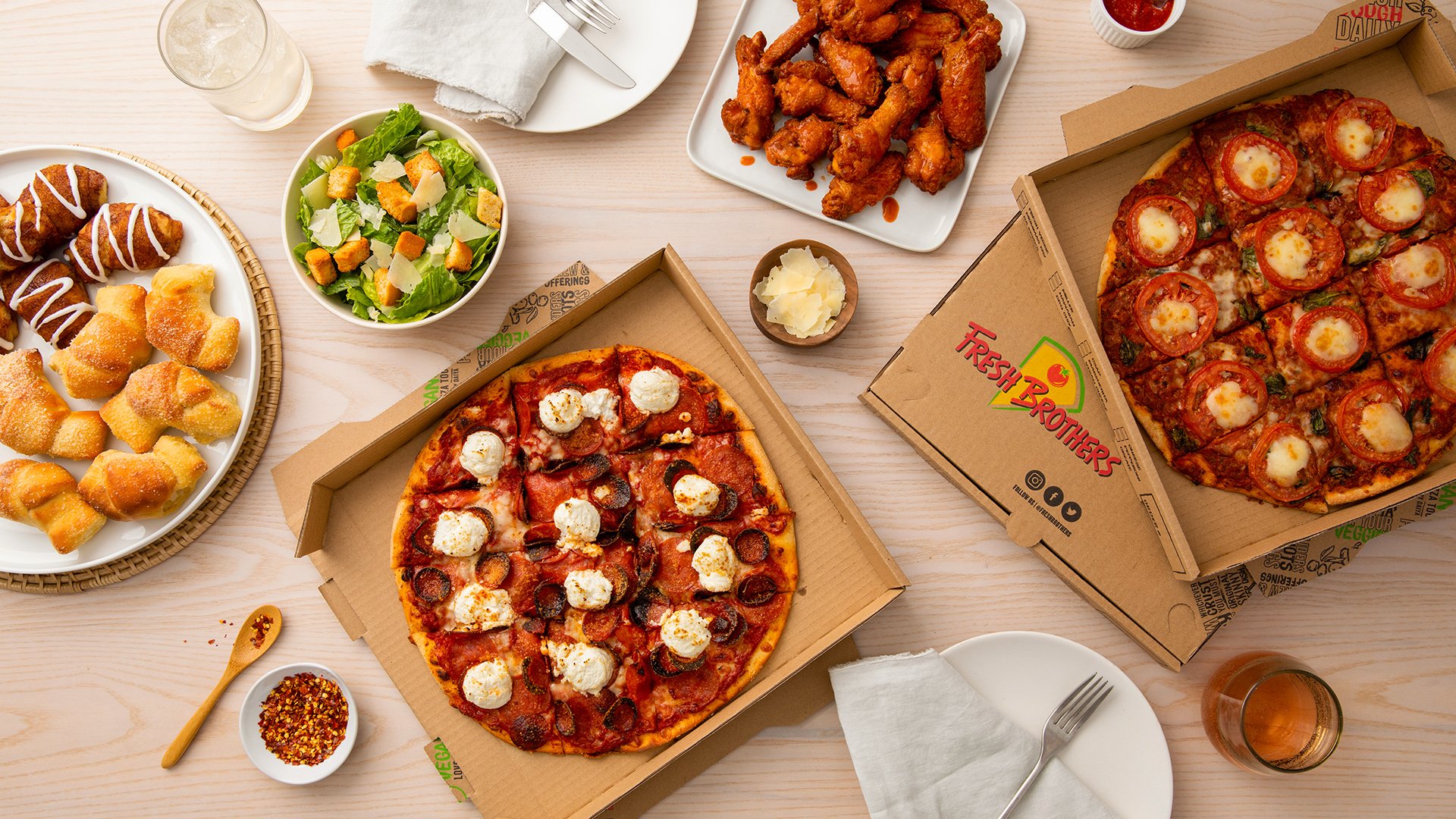 Fresh Brothers, Fresh Bros, Pizza, Pizza Franchise, Franchising, Pizza Restaurant, Restaurant Franchising, Pizza Segment, Pizza Category, Franchise, Franchisees, Restaurants, Southern California, California, California Pizza, Midwest, Pizza Expo, International Pizza Expo