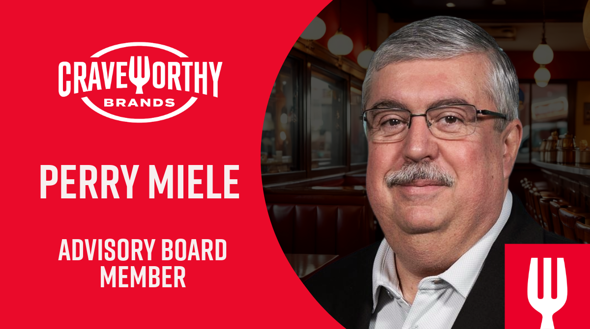 Perry Miele. The Latest Craveworthy Brands Advisory Board Member.