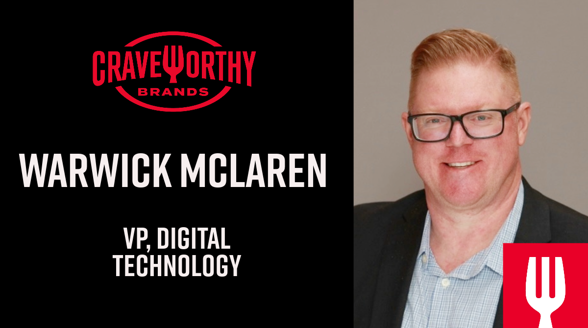 Warwick McLaren Craveworthy Brands VP Digital Tech