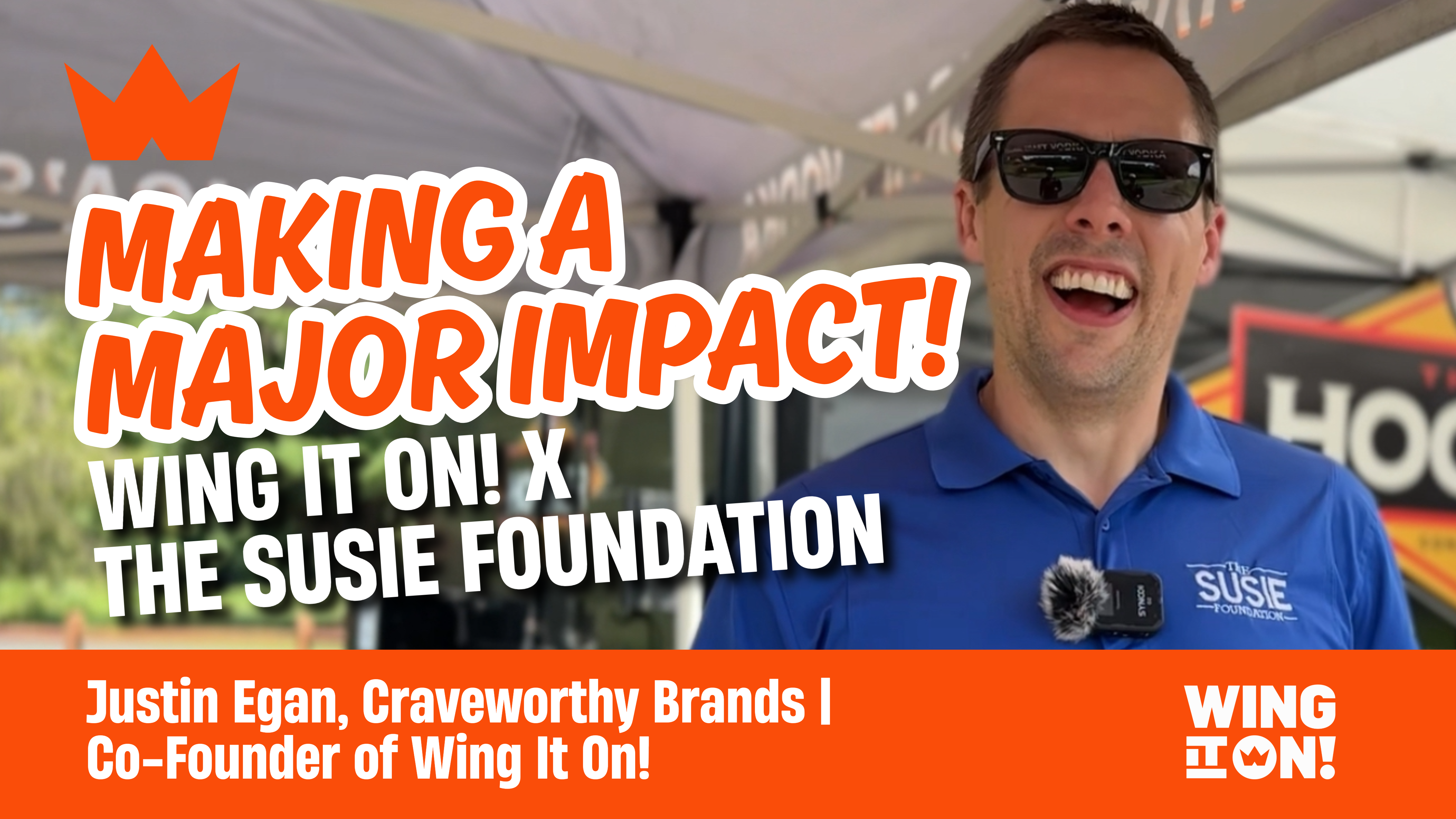 Wing It On!, Craveworthy Brands, Corporate Responsibility, ALS, Chicken Wings, Wings, Nonprofit, The Susie Foundation, Lou Gehrig's Disease, Foundation, Giving Back, Nonprofit Support